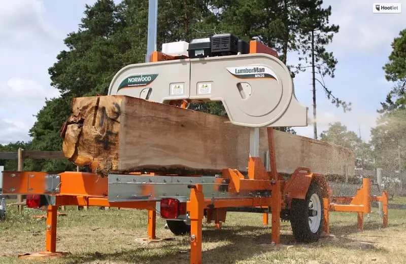 What is a portable sawmill